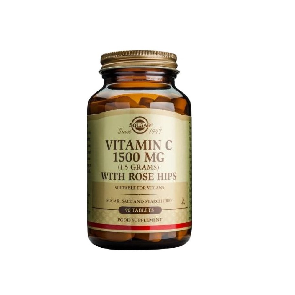 SOLGAR ROSE HIPS C 1.500mg 90tabs