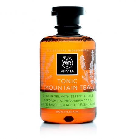 Apivita Showergel Tonic Mountain Tea 300ml