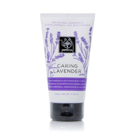Apivita  CARING LAVENDER Moisturizing & Soothing Body Cream / Hy