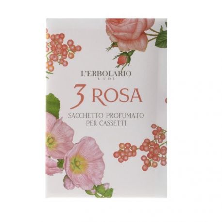 L'Erbolario 3 Rosa Perfumed Sachet for Drawers