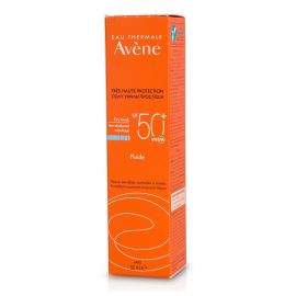 AVENE Solaire Fluid  Dry Touch SPF50 Αντηλιακή Κρέμα Προσώπου για Κανονική & Μικτή επιδερμίδα - 50ml
