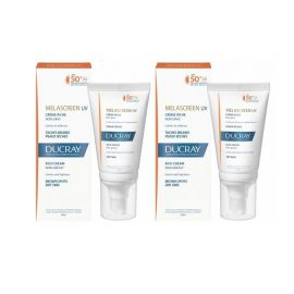 Ducray Melascreen UV Κρέμα Ελαφριάς Υφής Spf50 2 X 40ml