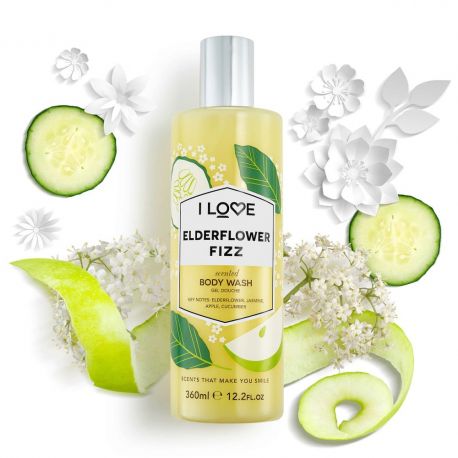 I LOVE SCENTS Elderflower Fizz Bodywash - 360ml