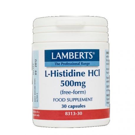LAMBERTS L-HISTIDINE 500mg 30 caps