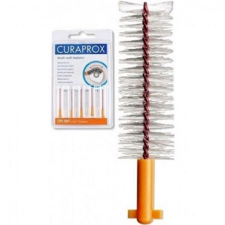 CURAPROX CPS 507 soft implant (ΠΟΡΤΟΚΑΛΙ - 5 τεμάχια) – Μεσοδόντια ...