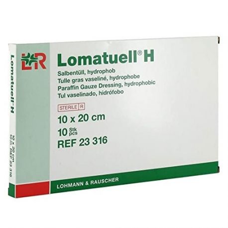 GAUZE VASELINES (Paraffin) LOMATUELL 10x20CM