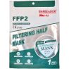 ΜΑΣΚΑ ΥΨΗΛΗΣ ΠΡΟΣΤΑΣΙΑΣ Barbeador 3D Care FFP2 (15cm x 11cm) Protective Masks [Black] 20τμχ