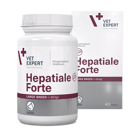 VETEXPERT Hepatiale Forte Large breed 40 tabs