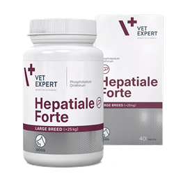 VETEXPERT Hepatiale Forte Large breed 40 tabs