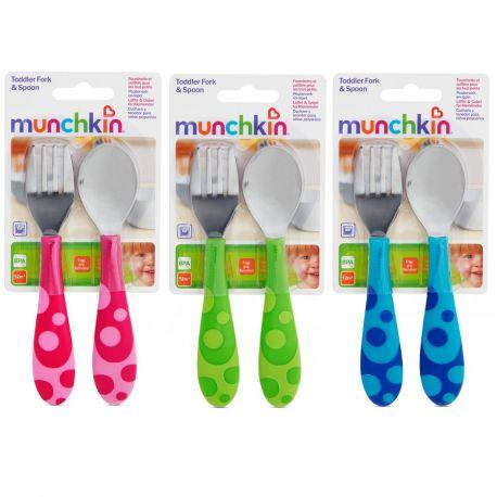 Munchkin       Toddler Fork and Spoon Set     Toddler Fork and S