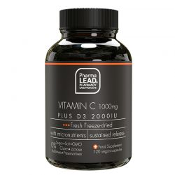 Pharmalead Black Range Vitamin C 1000mg Plus D3 2000IU 30 vcaps