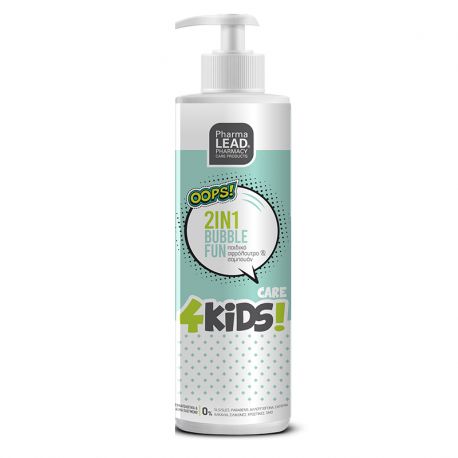 Pharmalead 4Kids 2 in 1 Bubble Fun Shower & Shampoo 100ml