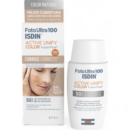 Isdin Active Unify Fusion Fluid Color SPF50+, 50ml