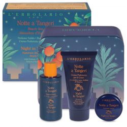 L Erbolario Notte a Tangeri Beauty Box Hammam Atmospheres-Perfume 15ml-Showergel 50ml-Body Cream 50ml