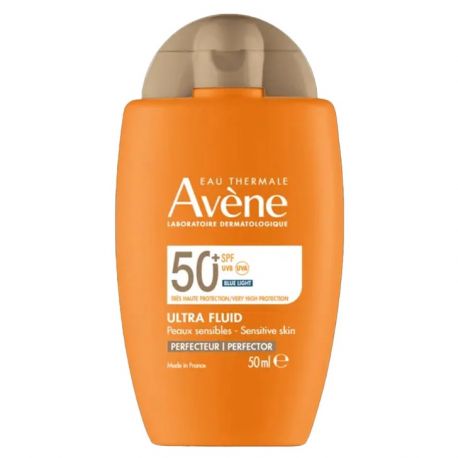 Avene Ultra Fluid SPF50+ Perfecteur Sunscreen Face Cream with Color 50ml