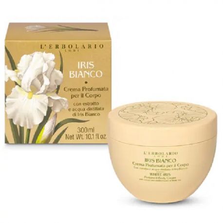 L' Erbolario Iris Bianco Body Cream 300ml White Iris