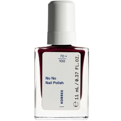 Korres No No Nail Polish 59 Burgundy Red 11mL / 0.37 FL.OZ.