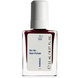 Korres No No Nail Polish 59 Burgundy Red 11mL / 0.37 FL.OZ.