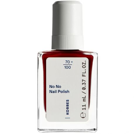 Korres No No Nail Polish 57 Wine Red 11mL / 0.37 FL.OZ.