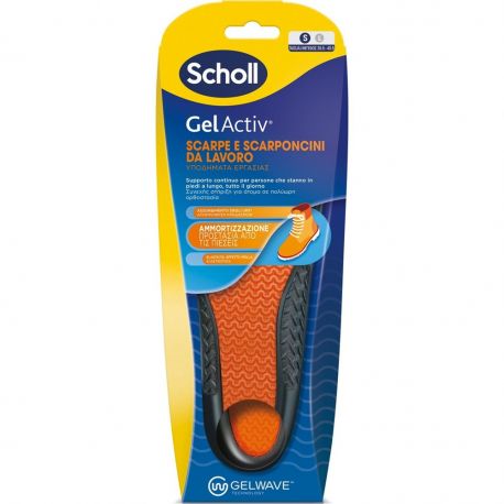 SCHOLL GEL ACTIV Work for WOMEN INSOLES Size 37-42EU