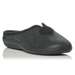 Sunshine Γυναικεία ανατομική παντόφλα 1185 Black