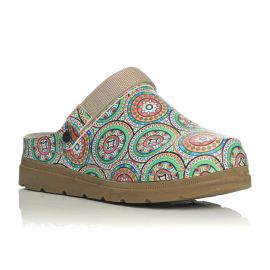 Sunshine Women's Clogs 145 colorful mandala