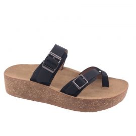 Sunshine Women's anatomical sandals 25104 Black