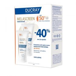 Ducray Melascreen UV Κρέμα Ελαφριάς Υφής Spf50 2 X 40ml