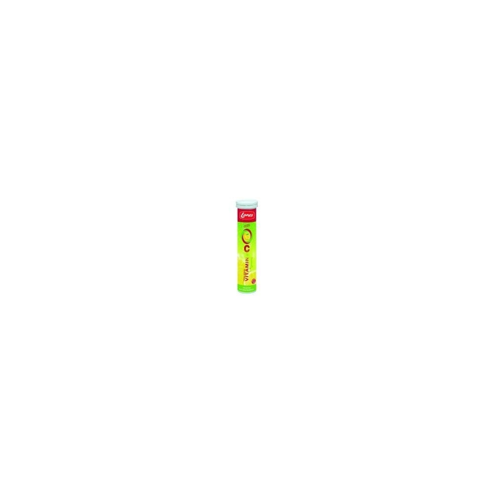 Lanes Multies Vitamin C + Ginseng, 20 Αναβράζουσες-Λεμόνι